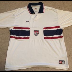 1995-1997 USA Soccer Jersey XL Nike US